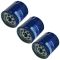 14-15 Regal; 13-15 ATS; 14-15 CTS; 15 Canyon; 12-15 Chevy Engine Oil Filter Set of 3 (AC Delco)