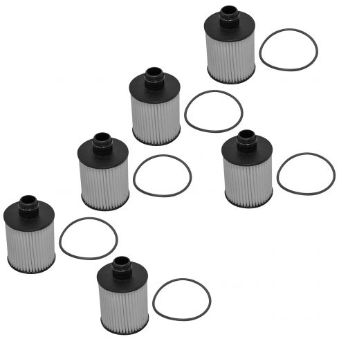14-15 Chevy Cruze w/2.0L Engine Oil Filter Cartridge w/Housing O-Ring Seal (Set of 6) (AC Delco)