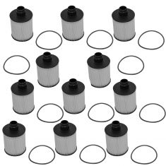 14-15 Chevy Cruze w/2.0L Engine Oil Filter Cartridge w/Housing O-Ring Seal (Set of 10) (AC Delco)