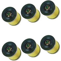 02-14 Buick, Chevy, GMC, Olds, Pontiac; 03-11 Saab Multifit 2.4L Eng Oil Filter (Set of 6)(AC Delco)