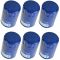 78-12 GM; 06-10 H3; 03-08 Isuzu; 05-09 Saab; 06-10 Saturn Engine Oil Filter Set of 6 (AC Delco)