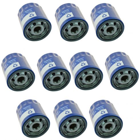 14-16 Regal; 13-16 ATS; 14-16 CTS; 15-16 Canyon; 12-16 Chevy Engine Oil Filter Set of 10 (AC Delco)