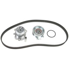 98-08 VW L4 2.0L Timing Belt Kit with Water Pump (Metal Impeller) (Gates)