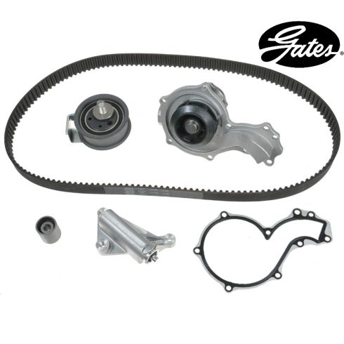 97-00 Audi; 98-99 VW 1.8T (153 tooth) Timing Belt Kit with Water Pump (Gates)