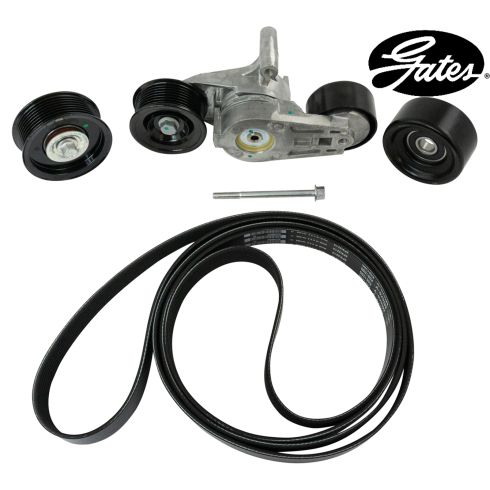 03-07 Ford Super Duty Pickup w/6.0L Diesel Accessory Belt Drive Kit (4 Piece Set) (Gates)