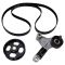 12-15 Scion xB; 09-12 Crolla, 09-13 Mtrix, 06-08 Rav4 w/2.4L Accy Belt Drive Kit (3 Pce Set) (Gates)