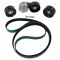 08-10 F250SD, F350SD. 08 F450SD, F550SD w/6.4L Diesel Accessory Belt Drive Kit (4 Piece Set) (Gates)