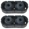 00-15 Chevy, GMC FS PU, SUV; 03-09 H2 (2 Hole) Frt or Rear Exh Muffler Hanger Insulator Pair (GM)