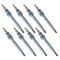 04-10 E350, E450; 04-05 Excursion; 04-07 F250SD-F550SD w/6.0 Diesel Glow Plug (Set of 8)(Motorcraft)