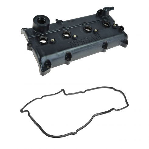 02-06 Altima, Sentra w/2.5L Molded Black Plastic Valve Cover & Gasket Kit (Nissan)
