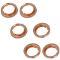 95-15 Infiniti, Nissan Multifit Engine Oil Filter w/ Drain Plug Gasket Kit Set of 6 (Nissan)