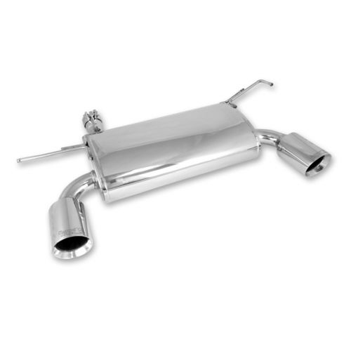Stainless Steel Axle Back Exhaust System, 07-14 Jeep Wrangler
