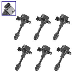 02-11 Nissan 3.5L Ignition Coil with Spark Plug Boot (Set of 6)