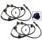 96-07 Explorer Mountaineer Mazda Pickup Ranger ABS Sensor & Harness Front 4WD Pair