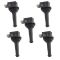 07-13 Vlvo 30; 04-11 40; 05-11 50; 05-13 60; 01-16 70; 05-07 80; 14-16 S; 15 V60, XC60 Coil Set of 5