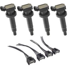 00-08 Chevy Pontiac Toyota Multifit 1.8L Ignition Coil & Connector Kit