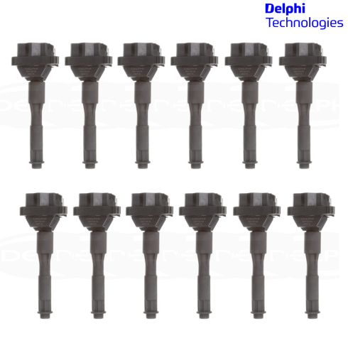 95-03 BMW 3, 5, 7, 8, X, Z Series Plug Mounted Ignition Coil (Delphi) Set of 12