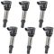 04-09 Buick, Cadillac, Chevy, GMC, Saturn Multifit 2.8L, 3.6L Ignition Coil Set of 6 (Delphi)