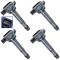 07-12 RDX; 02-06 RSX; 04-08 TSX; 00-11 Honda Mulitifit 2.0, 2.2, 2.3, 2.4 Ign Coil(Set of 4)(Delphi)