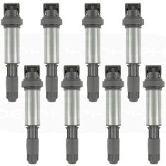 01-14 BMW; 07-14 Mini Multifit (Bosch Style) Ignition Coil Set of 8(Delphi)