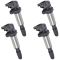 01-14 BMW; 07-14 Mini Multifit (Bosch Style) Ignition Coil Set of 4(Delphi)