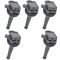 99-09 Volvo C70, S60, S70, S80, V70, XC70, XC90 Multifit Ignition Coil Set of 5 (Delphi)