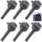 99-09 Volvo C70, S60, S70, S80, V70, XC70, XC90 Multifit Ignition Coil Set of 6 (Delphi)