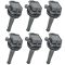 99-09 Volvo C70, S60, S70, S80, V70, XC70, XC90 Multifit Ignition Coil Set of 6 (Delphi)