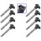 Audi 07-08 RS4; 13-15  RS5 Engine Ignition Coil Set of 8 (Delphi)