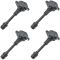 02-06 Nissan Altima, Sentra w/2.5L; 05-06 X-Trail 2.5L Ignition Coil Set of 4 (Delphi)