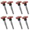 05-14 Audi A4, A5, A6, A7, A8, Q5, Q7, R8, S4, S5, S6, S8, SQ5 Touareg Ignition Coil Set of 8 (VW)