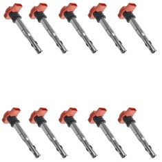 05-14 Audi A4, A5, A6, A7, A8, Q5, Q7, R8, S4, S5, S6, S8, SQ5 Touareg Ignition Coil Set of 10 (VW)