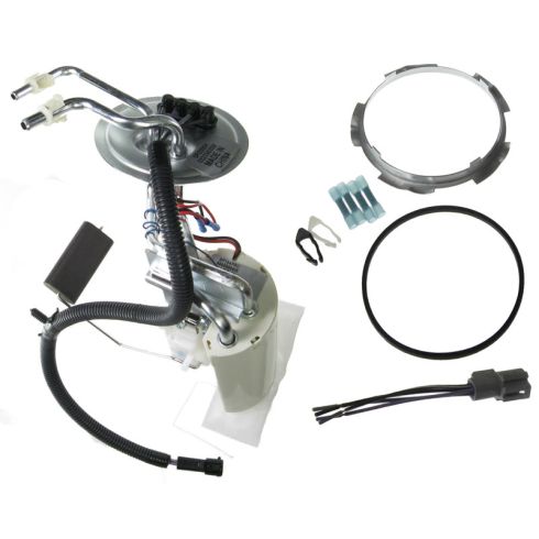 92-96 Ford PU Fuel Pump Module w/2 Outlets for LH 16 Gal Tank