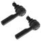 Front Wheel Hubs, Bearings & Outer Tie Rod Kit for Nissan Altima Maxima