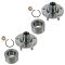 Front Wheel Hubs, Bearings & Outer Tie Rod Kit for Nissan Altima Maxima