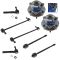 06-07 Terraza, Relay; 06-08 Uplander; 06-09 Montana SV6 Front Hub & Steering Kit (Set of 8)