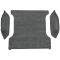 80-93 Ford Bronco Cargo Area Carpet 7701 Graphite
