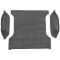 80-93 Ford Bronco Cargo Area Carpet 801 Black