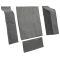 74-75 Jeep CJ5 Cargo Area Carpet 801 Black