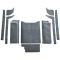 87-95 Jeep Wrangler Cargo Area Carpet 7701 Graphite