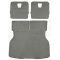 83-86 Mercury Capri Cargo Area Carpet 4305 Oxblood