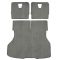 87-93 Ford Mustang Cargo Area Carpet 7701 Graphite