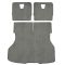 87-93 Ford Mustang Cargo Area Carpet 912 Ebony