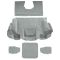 01-04 Chevrolet Corvette Cargo Area Carpet 7075 Oyster / Shale