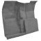 59-73 Jeep CJ5 Passenger Area Carpet 01 Black