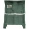 67-69 Plymouth Barracuda Passenger Area Carpet 01 Black