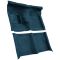 63-65 Ford Falcon Complete Carpet 06 Ford Blue