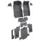 65 Chevrolet Corvette Complete Carpet 01 Black