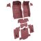 66 Chevrolet Corvette Complete Carpet 13 Maroon