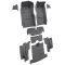66-66 Chevrolet Corvette Complete Carpet 01 Black